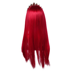 Descendants: The Rise Of Red (2024) Queen Of Hearts Wig Headband Halloween Carnival Accessories Props