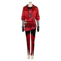 Descendants: The Rise Of Red (2024) Red Black Outfits Cosplay Costume Halloween Carnival Suit