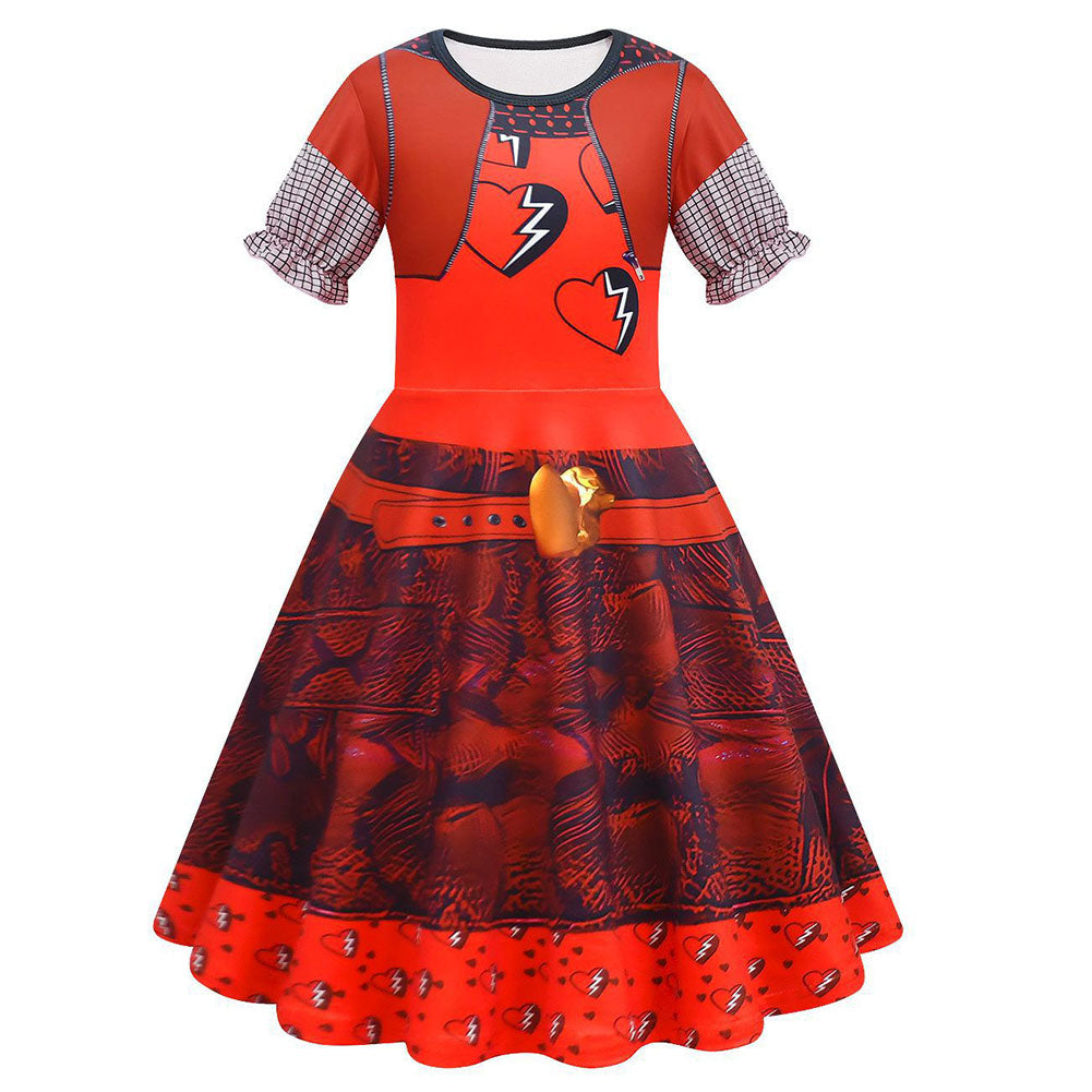 strapless open back dress Lily Retro Off Shoulder Red Polka Dot Swing Dress main image 0