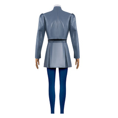 Descendants: Wicked Wonderland (2026) Chloe Blue Gray Set Outfits Cosplay Costume