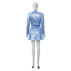 Descendants: Wicked Wonderland (2026) Chloe Blue Jacket Skirt Set Outfits Cosplay Costume