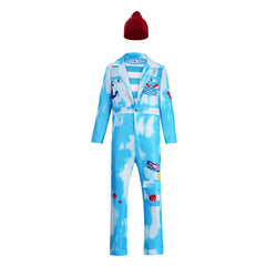 Descendants: Wicked Wonderland (2026) Mr. Smee Blue Jumpsuit Set Outfits Cosplay Costume
