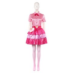Descendants: Wicked Wonderland (2026) Pink Princess Jacket Skirt Set Outfits Cosplay Costume