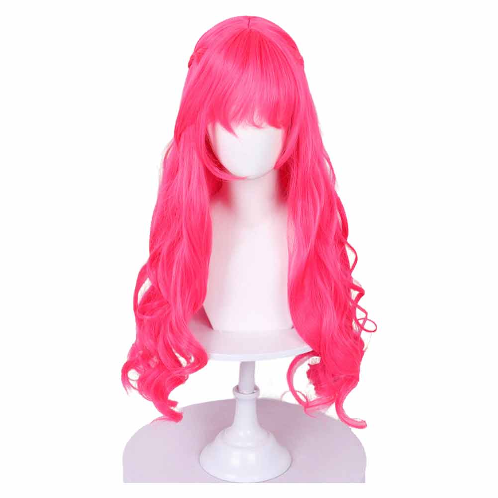 Descendants: Wicked Wonderland (2026) Pink Princess Wig Cosplay Accessories Props