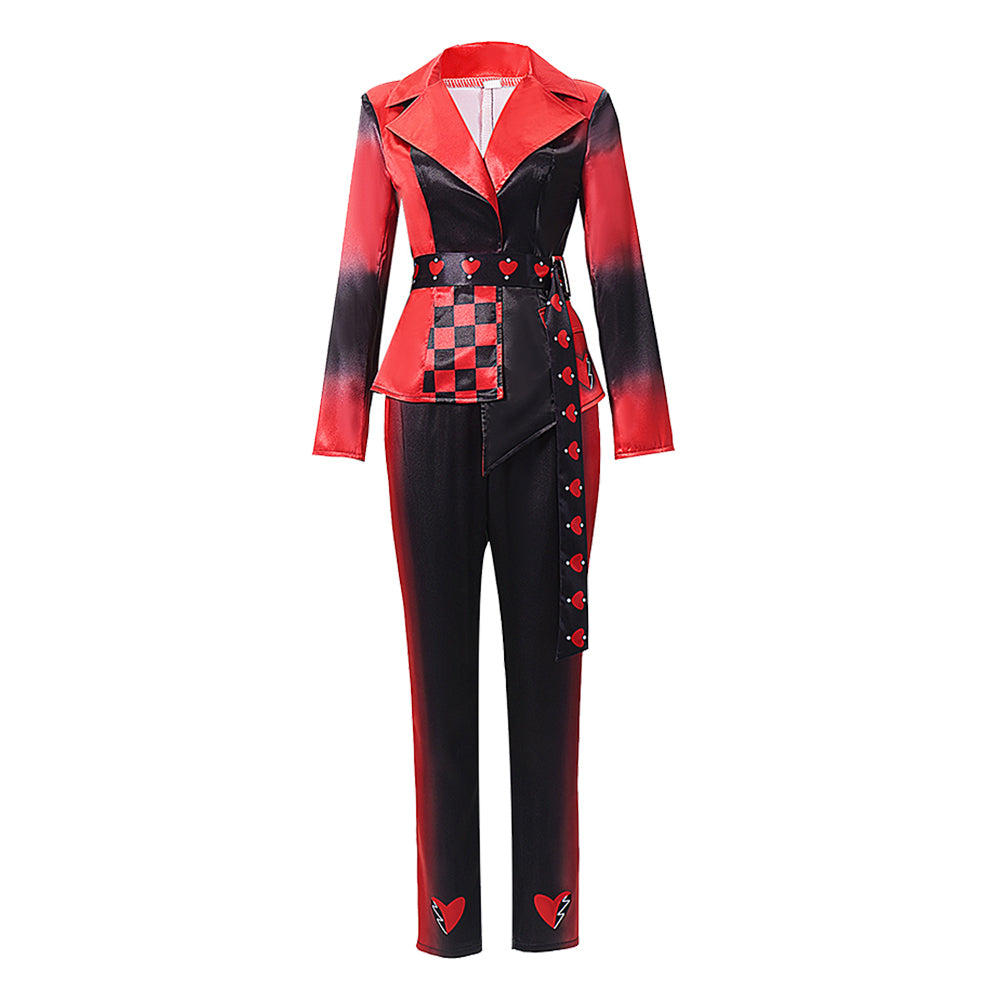 Descendants: Wicked Wonderland (2026) Red Black Gradient ​Set Outfits Cosplay Costume