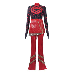Descendants: Wicked Wonderland (2026) Red Black Shirt Pants Set Outfits Cosplay Costume