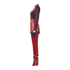 Descendants: Wicked Wonderland (2026) Red Black Shirt Pants Set Outfits Cosplay Costume