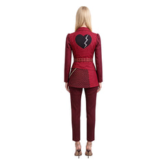 Descendants: Wicked Wonderland (2026) Red Checked Set Outfits Cosplay Costume 