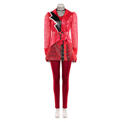 Descendants: Wicked Wonderland (2026) Red Jacket Set Outfits Cosplay Costume 