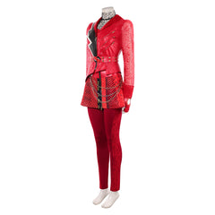 Descendants: Wicked Wonderland (2026) Red Jacket Set Outfits Cosplay Costume 