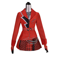 Descendants: Wicked Wonderland (2026) Red Jacket Skirt Set Outfits Cosplay Costume 