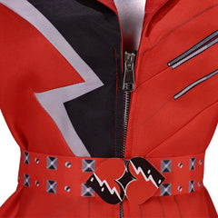Descendants: Wicked Wonderland (2026) Red Jacket Skirt Set Outfits Cosplay Costume 