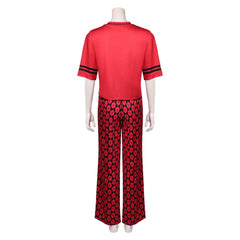 Descendants: Wicked Wonderland (2026) Red Shirt Pants Sleepwear Outfits Cosplay Costume