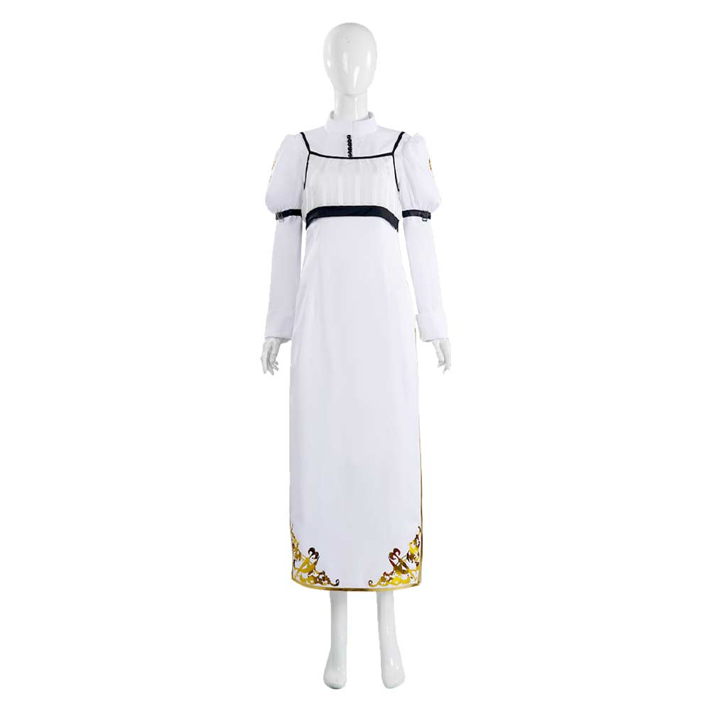 Devil May Cry 4 Kyrie White Dress Set Outfits Cosplay Costume Carnival Suit 