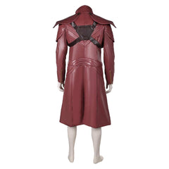 Devil May Cry 5 Dante Leather Overcoat Jacket Outfits Cosplay Costume Halloween Carnival Suit 