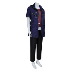 Devil May Cry 5 Nero Single Sleeve Blue Set Outfits Cosplay Costume 