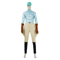 Diego Brando Blue Beige Outfits Cosplay Costume Halloween Carnival Suit