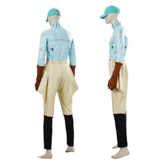 Diego Brando Blue Beige Outfits Cosplay Costume Halloween Carnival Suit