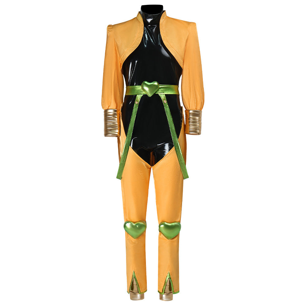 Dio Brando Yellow Set Outfits Cosplay Costume Halloween Carnival Party Suit 