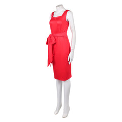 Disclosure Day (2026) Margaret Fairchild Red Weather Presenter Outfits Cosplay Costume