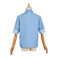 Dispatch (2025) Robert Robertson Blue Shirt Outfits Cosplay Costume 