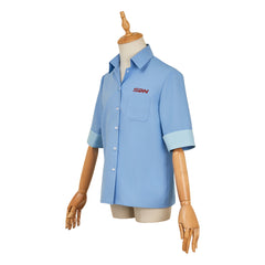 Dispatch (2025) Robert Robertson Blue Shirt Outfits Cosplay Costume 