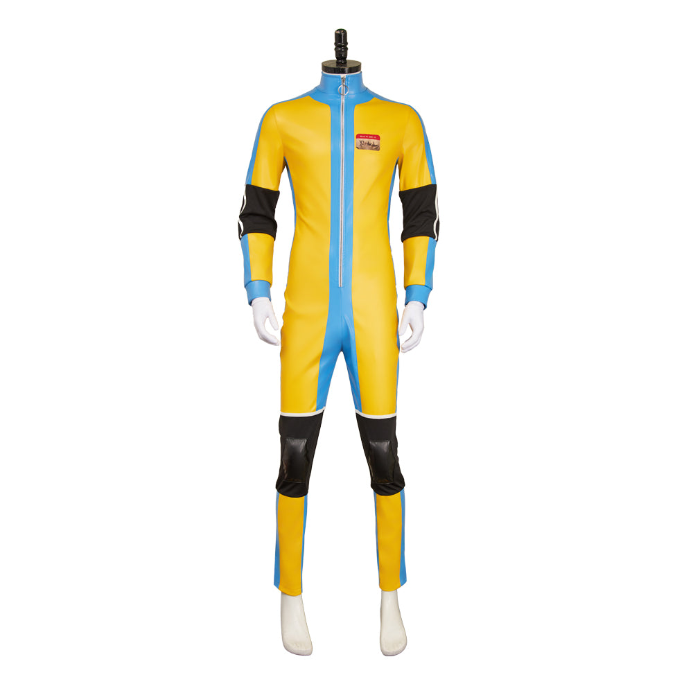 Dispatch (2025) Waterboy Yellow Blue Jumpsuit Set Outfits Cosplay Costume