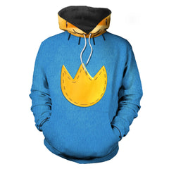 Dog Man (2025) Dog Man Blue Hoodie Sweatshirt Pullover Outfits Cosplay Costume