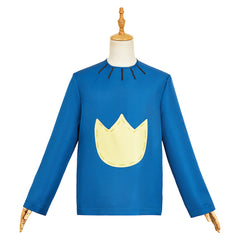 Dog Man (2025) Dog Man Blue Long Sleeve T-shirt Unisex Outfits Cosplay Costume 