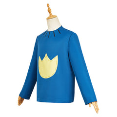 Dog Man (2025) Dog Man Blue Long Sleeve T-shirt Unisex Outfits Cosplay Costume 