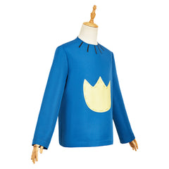 Dog Man (2025) Dog Man Blue Long Sleeve T-shirt Unisex Outfits Cosplay Costume 