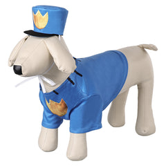 Dog Man (2025) Dog Man Police Blue Dogs Pet Outfits Cosplay Costume 