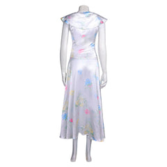 Downton Abbey: The Grand Finale (2025) Lady Mary Crawley White Floral Dress Outfits Cosplay Costume 