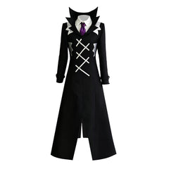 Dr. Stone Xeno Black Coat Set Outfits Cosplay Costume Halloween Suit 