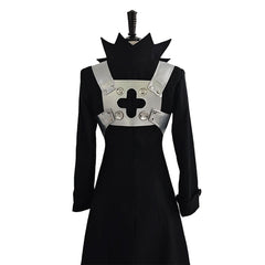 Dr. Stone Xeno Black Coat Set Outfits Cosplay Costume Halloween Suit 