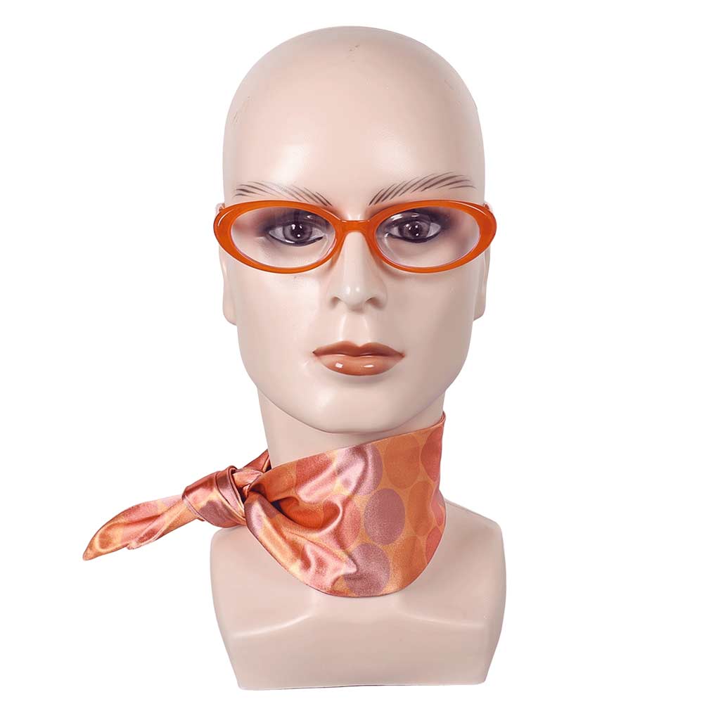 Dream Productions (2024) Paula Persimmon Orange Glasses Scarf Cosplay Inside Out Accessories Props 