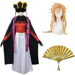 Douma Red Set Outfits Cosplay Costume Halloween Carnival Suit