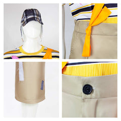 El Chavo Del Ocho El Chavo Yellow Brown Set Outfits Cosplay Costume 