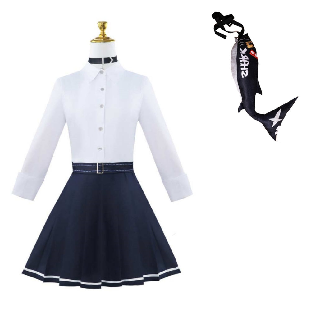 Game Zenless Zone Zero (2024) Ellen Joe School Uniform Dress Outfits Cosplay Costume Halloween Carnival Suit