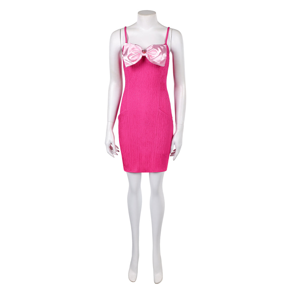 Elle (2026) Elle Woods Pink Bow Dress Outfits Cosplay Costume Halloween Suit