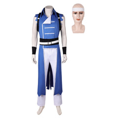 Castlevania: Nocturne Season 2 (2025) Richter Belmont Blue Ripped Outfits Cosplay Costume