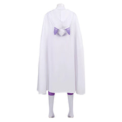 Emilia Cat Hooded Cloak Purple Jumpsuit Set Outfits Halloween Cosplay Costume 