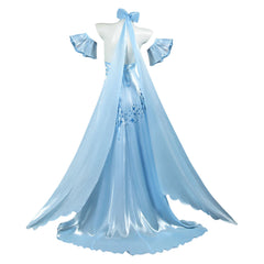 Emilia Crystal Dress Blue Set Outfits Cosplay Costume Carnival Suit