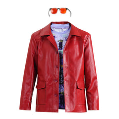 Fight Club Tyler Durden Red Jacket Set Outfits Cosplay Costume 