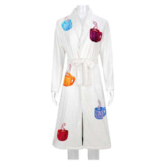 Fight Club Tyler Durden White Bathrobe Outfits Cosplay Costume