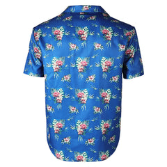 Fight Or Flight (2025) Lucas Blue Floral T Shirt Outfits Cosplay Costume 