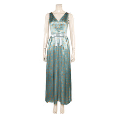 Final Destination: Bloodlines (2025) Stefanie Green Polka Dot Dress Outfits Cosplay Costume 
