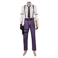 Final Fantasy VII Vincent Valentine Shirt Belt Trousers Outfits Cosplay Costume