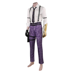 Final Fantasy VII Vincent Valentine Shirt Belt Trousers Outfits Cosplay Costume