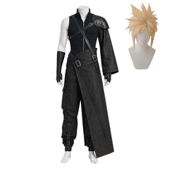 Final Fantasy VII: Advent Children Cloud Strife Black Set Outfits Cosplay Costume